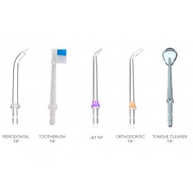 Hydropulseur Jet Dentaire 6 Buses Pro Remplaçables Accessoires pour Pro-Hc Hydropulseurs et Irrigateurs, Embout de Rechange