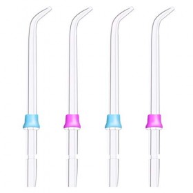 YanBan 4PCS Hygiène bucco-dentaire Standard Arroseur pour Waterpik WP-100 WP-450 WP-250 WP-300 Wp-660 Wp-900 Brosse