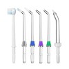 Jerilla 6 pièces Set de Buses pour Irrigateur Buccal, Embout Jet de Remplacement Accessoires Compatible avec Waterpik Fil Den