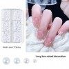 Acrylique Fleur 3d Ongles Charm Ongles Perles Micro Nail Art Strass Décoration Décoration Fleur Pour 3D Fleur Nail Nail Art M