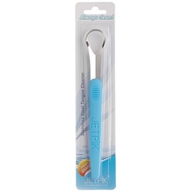 JETPIK Nettoyeur de Langue en Acier Inoxydable Bleu