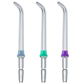 Lot de 3 têtes de rechange pour hydropulseur Waterpik Waterpik - Embouts de rechange pour hydropulseur Waterpik bleu, violet