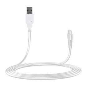 Câble de chargeur pour hydropulseur Nicwell F5025 - Sans fil - Portable - Adaptateur dalimentation - Blanc