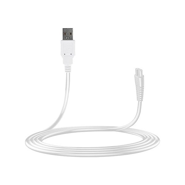 Câble de chargeur pour hydropulseur Nicwell F5025 - Sans fil - Portable - Adaptateur dalimentation - Blanc