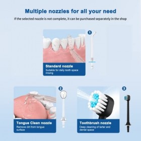 Lot de 5 buses dirrigateur oral - Pour irrigateur oral Howeryoll