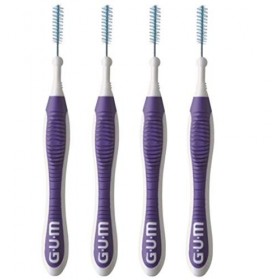 Gum Travel 1512 Scov 1,2 Lot de 4 brossettes interdentaires