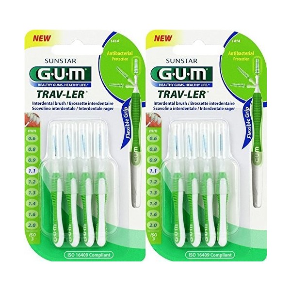 Gum - Trav-Ler 1,1 1414 - Lot de 2