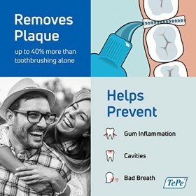 Tepe Lot de 25 brosses interdentaires violettes 1,1 mm