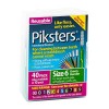 Piksters Interdental Brushes - pour se brosser les dents 40 Pack, Size 3 Yellow Brossettes interdentaires
