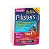 Piksters Interdental Brushes - pour se brosser les dents 40 Pack, Size 3 Yellow 