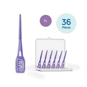 TePe Easypick Pack de 36 cure-dents en silicone Violets Taille XL