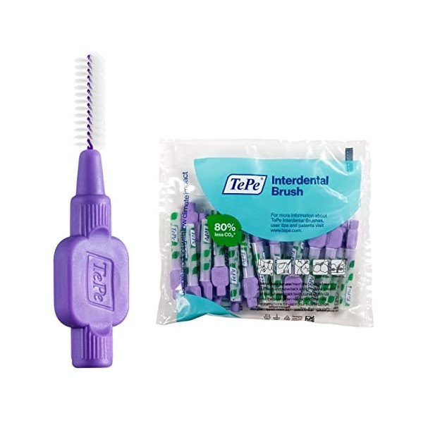 TePe Lot de 25 brossettes interdentaires Original Lilas 1,1 mm