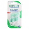 GUM Soft-Picks Advanced avec étui de voyage Regular Lot de 30, Avantage Pack 6 x 30 pièces 