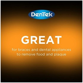 DenTek DenTek Lot de 32 brosses de nettoyage interdentaires professionnelles pour dents serrées
