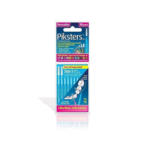 Piksters Brossettes interdentaires taille 0 manche gris