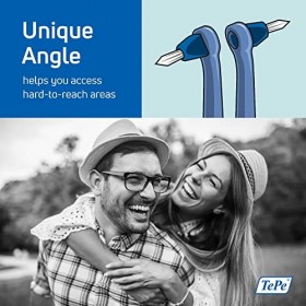 TePe Space Brush - Pinceau interdentaire moyen Ensemble dun pinceau à 12 têtes - Couleurs variées