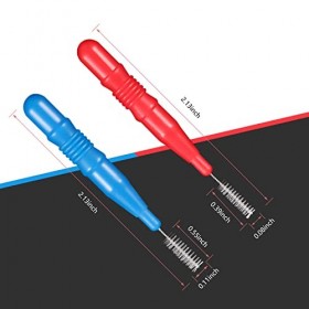 Lot de 80 brosses interdentaires, cure-dents, bâton de fil dentaire, brosse dhygiène dentaire bucco-dentaire, outil de netto