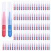Brossette Dentaire Brossette Interdentaire Dents: YOYIAG100 Pcs Brossette Dentaire Brosse Dentaire Avec Couvercle Plastique M