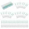 MIVAIUN 300 Pièces Interdentaire Brosse,Brossettes interdentaires Souples,Fil Dentaires,Cure-Dent Brossette,Soie Dentaire Bro