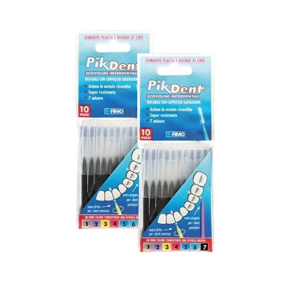 Pikdent Zéro Espaces Étroits - Porte-fils dentaires avec bande PTFE - Aussi confortables quun cure-dent, aussi efficaces qu