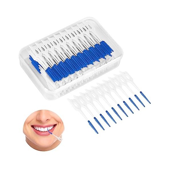 220 Pièces Bâtonnet Interdentaire, Bâton de Fil Dentaire, ZAHRVIA Brossette Dentaire interdental brush, Outil de Nettoyage de