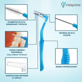 Vidaprime PACK X20 Brossettes interdentaires Ultra-fines SOFT CONFORT - Brosse interdentaire pour Appareil Dentaire - Cure-de