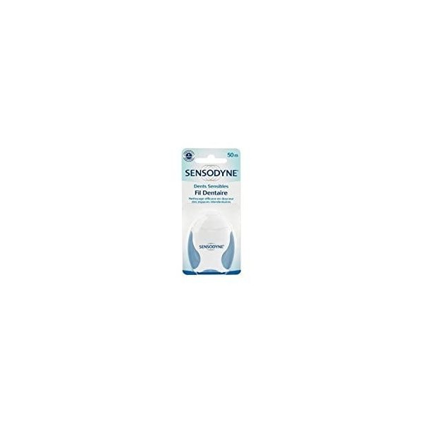 Sensodyne Fil Dentaire, Pour Dents Sensibles, 50 Mètres