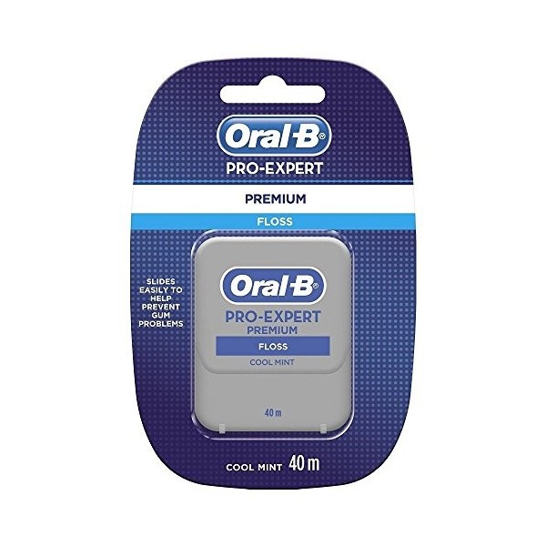 Oral-B Pro Expert Lot de 3 rouleaux de fil dentaire Premium Menthe 40 m