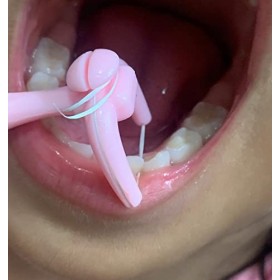 No Waste Poignée de fil dentaire réutilisable pour adultes et enfants