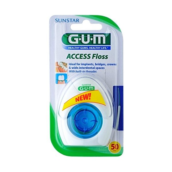 GUM Access Floss pour 50 applications, Lot de 2