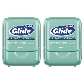 Oral-B Glide Pro-Health Comfort Plus Lot de 2 fils dentaires Menthe 40 m