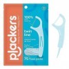 PLACKERS - 8106199 - Porte-Fil Dentaire Double-Fil Sachet de 75 Unités