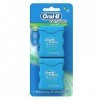 Oral-B SatinFloss Lot de 2 bobines de fil dentaire Menthe 50 m