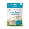 Humble Natural Dental Floss Picks - Flossers - Bâtonnets de soie dentaire - 4 x 50 paquets