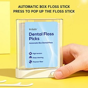 Y-Kelin Dental Floss-88 Pack Cure-dents pour fil dentaire, cure-dents, bâtonnets de fil dentaire, nettoyage des dents appuye