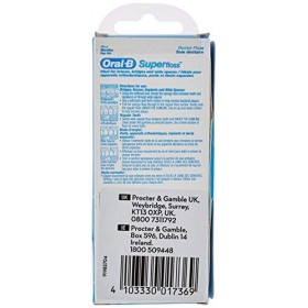 Oral-B Super Floss Lot de 6 pièces prédécoupées 100 g 013-6440 x 6