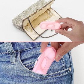 WLLHYF Fil Dentaire 4 PCS Support de Distributeur de Fil Portable Voyage Floss Picks Case Organisateur Rechargeable Floss Pic