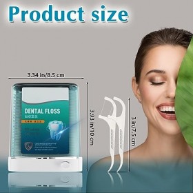 WLLHYF Flosser Dispenser Portable Dental Floss Picks Cases Travel Floss Organizer Case Automatic Flosser Storage Box Boîtes d