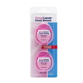 Soies/fil - Ruban dentaire 50 mètres duplo, filaments de polyéthylène, efficacité maximale, ruban doux et fin, prévention de 