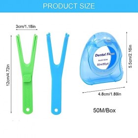 Porte Flosser Dentaire, Support Flosser Dentaire, Floss Pick, 2PCS Porte Fil Dentaire Fil Dentaire Produits Dentaires Nettoya