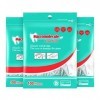 Fil Dentaire 300PCS, Fil Dentaire Jetable, Floss Fil Dentaire Flossers 3 paquets, Pour Les Soins Bucco-Dentaires, Dental Flos