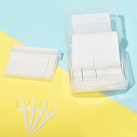 Lot de 88 cure-dents pour fil dentaire recharge de 200 pièces 