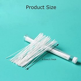 Lot de 160 fils de nettoyage jetables pour boucles doreilles - Couleur blanche