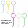 Aligneur Pull Aligner Hook Remover Clear Pul Remov 6Pcs Aligner Remover Smoothly Antislip Dental Dental Floss Picks Oral Care