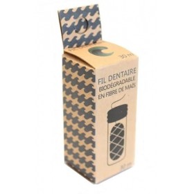 Fil dentaire en fibre de maïs - 30 mètres