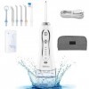 H2ofloss Hydropulseur Jet Dentaire Portable Irrigateur Oral Professionnel Sans Fil - Hydropulseur Dentaire Rechargeable, IPX7