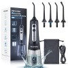 PECHAM Jet Dentaire Hydropulseur et Portable Irrigateurs Oral, Detartreur Dentaire Professionnel Water Flosser et 4 Modes IPX