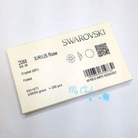 Crystal 001 Transparent Swarovski 2058 Xilion/New 2088 Xirius 30ss Nail Art strass à dos plat 6.4 mm SS30 * * * * * * * * *