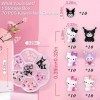 Lot de 70 breloques Kawaii pour ongles en résine à dos plat, pour décoration dongles breloques mignonnes 