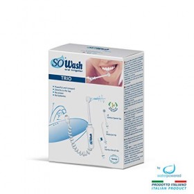 Jet dentaire SOWASH TRIO, Se connecte au robinet, Hydropulseur Dentaire Sans piles ni électricité, 1 tête Vortice + 1 tête de